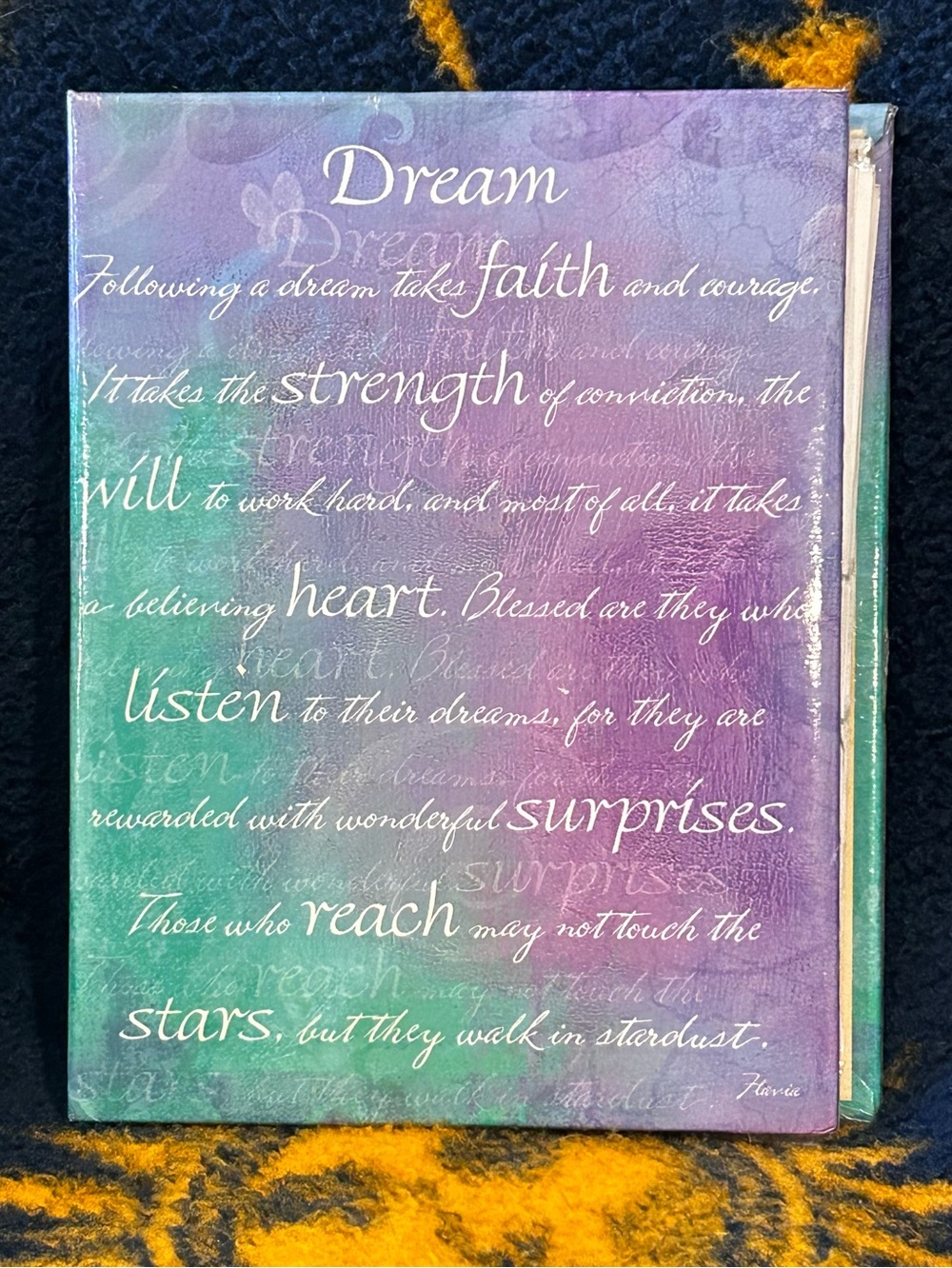 VTG Flavia Weedn 90s Celestial Photo Album Deadstock Sun Moon Star Memory Book